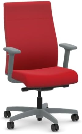 HON Ignition 2.0 Ergonomic Office Chair, Lumbar Support, Desk Chair, Ruby