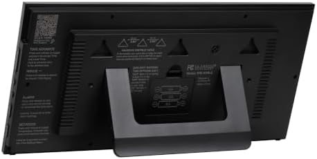 La Crosse Technology 515-1419-INT 15" LCD Textured Atomic Clock