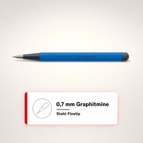 LEUCHTTURM1917 - Drehgriffel Mechanical Pencil - Refillable Writing Stylus with 0.7 mm HB Graphite Lead (Sky)