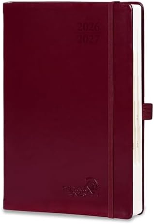 POPRUN Daily Planner 2026-2027 One Page per Day，5.7" x 8.5"Academic Planner