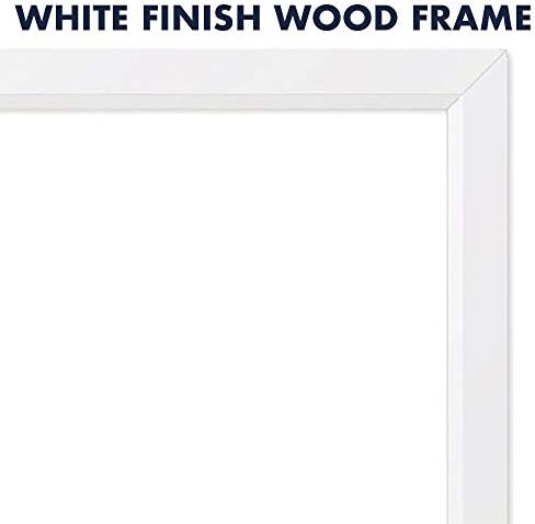 Quartet Magnetic Whiteboard, 17" x 23" Small White Board for Wall, Dry Erase Board for Kids, Perfect for Home Office & Home School Supplies, Dry Erase Marker, Magnets, White Frame (MDW1723W-AZS)