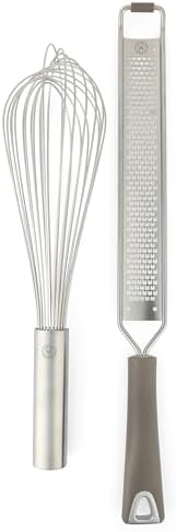 Martha Stewart 10 Piece Tools and Gadget Set W/Ceramic Crock - Linen White w/Grey Tools