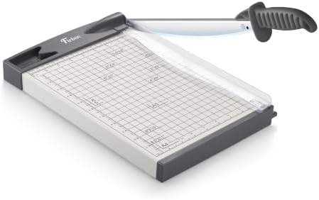 Firbon 12 Inch Metal Guillotine Paper Cutter, Heavy-Duty Paper Trimmers