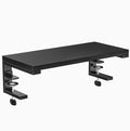 ARES WING Clamp-On 21.7" Desk Extender Shelf, Heavy Duty Desktop Organizer | 21.7"x 9.8" Versatile Clamp on Desk Shelf,For Gaming and Office Accessories, Black