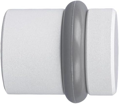 Design House Cylindrical Doorstop, White