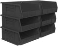 Akro-Mils 30235 AkroBins Plastic Storage Bins, 11"x11"x5", Black, 6-Pack