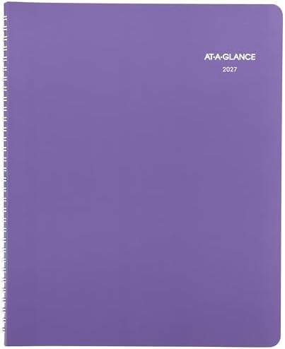 AT-A-GLANCE 2027 Planner, Weekly & Monthly, 13-Month Jan-Jan, 8.5" x 11", Beautiful Day (938P-905-27)