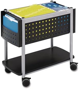 Safco, Scoot Open Top, Rolling Mobile File Cart, Fits Letter and Legal-Size Hanging Folders