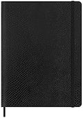 Moleskine Limited Edition Notebook Vegea, Extra Large, Plain, Black Boa, Soft Cover (7.5 x 10)