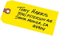 Avery® Unstrung Shipping Tags, 11.5 pt. Stock, 4-3/4" x 2-3/8", 1,000 Yellow Hang Tags (12325)