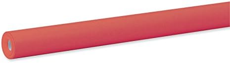 Pacon PAC57038 Fadeless Paper Roll, 48" Width, 12' Length (, Flame (Pack of 4)