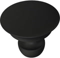 Franklin Brass 10 Pack Matte Black Cabinet Knobs 1-3/16 inch (30mm) Kitchen Cabinet Handles and Drawer Knobs for Cupboards, Dressers, Furniture, Bathroom Vanity |Medici