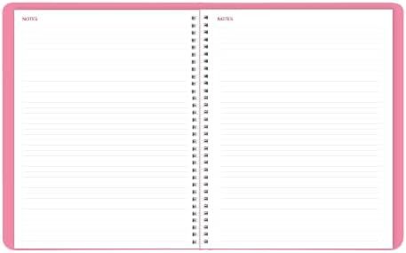 Brownline® 2027 Pink Essential Weekly Planner, Appointment Book, 12 Months, January to December, Twin-Wire Binding, 11" x 8.5", Pink (CB950G.05)