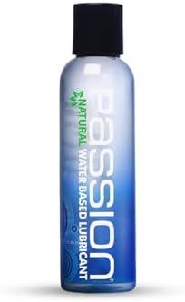 Passion Natural Water-Based Personal Lubricant, for Men & Women - 4 Fl Oz