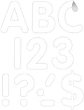 Teacher Created Resources Self-Adhesive White 4" Classic Letters Uppercase (TCR9641)