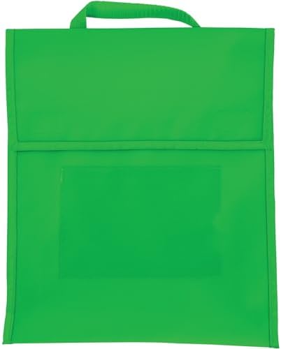 Really Good Stuff Store More Medium Book Pouches, 6-Pack, Grouping Colors