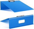 Pasimy 2 Pcs Slant Board Writing 13 x 13 Inch Heavy Duty Slanted Clipboard Sloped Acrylic Large Writing Board to Improve Handwriting Posture Reading Grasp for Back to School Office Supplies(Blue)