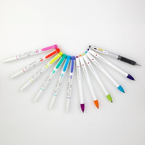 Zebra Pen Notetaking Set, MILDLINER, CLiCKART & SARASA, Assorted, 12-Pack