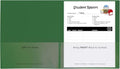 C-Line Classroom Connector School-to-Home Folders, Green, 25 per Box (32003) (Pack of 6)