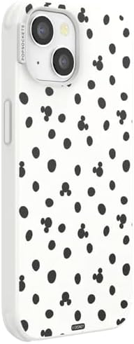 PopSockets iPhone 13 Phone Case with MagSafe- Mickey Dots White