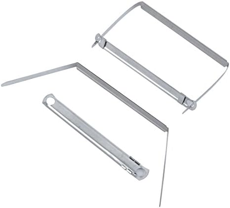 uxcell 50 Sets 2" Sheet Capacity Metal Paper Fastener Silver Tone