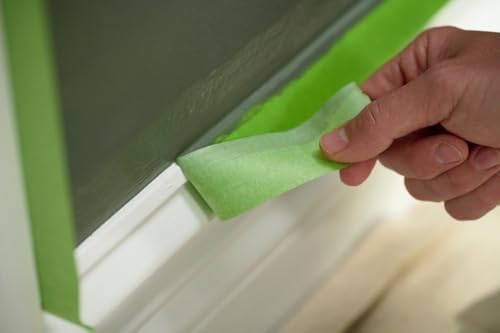 FrogTape Multi-Surface Painters Tape with PAINTBLOCK,1.5 Inch Wide (1.41 in. x 60 Yds),Medium Adhesion,Green,4 Rolls (240660),(Pack of 4)