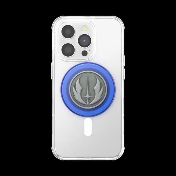 PopSockets Phone Grip for MagSafe, Magnetic Holder- Jedi Icon | Removable, For Kindle / Android / iPhone, With Magnet, Star Wars, Grogu, iPad, Removable, Popper