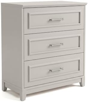 Martha Stewart Lily Pond Modular Storage Cabinet with Drawers, Sharkey Gray