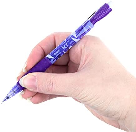 Pentel Icy Automatic Pencil, (0.5mm), Violet Barrel, Box of 12 (AL25TV)