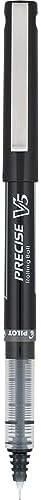 PILOT Precise V5, Extra Fine Point 0.5 mm Black Pens, Black, Pack of 12