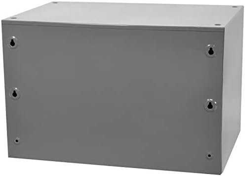 Akro-Mils Steel Garage Storage Cabinet, Small Parts Organizer Metal Cabinet for Hardware, Nails, Screws, Bolts, Nuts, and More, 17" W x 11" D x 11" H, 9-Drawer, Gray Cabinet/Gray Drawers (19909)