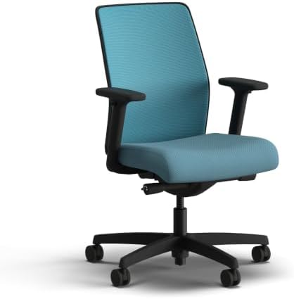 HON Ignition 2.0 Low Back Ergonomic Office Chair, Desk Chair, Sky