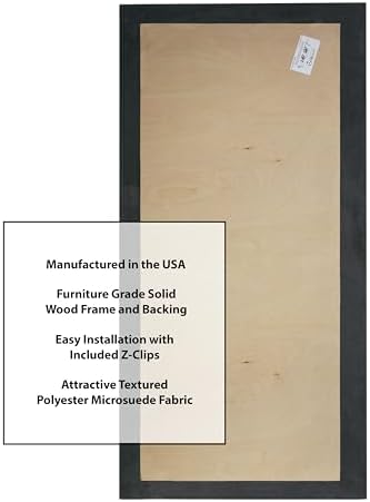 ATS Acoustic Panel 24x48x4 Inches, Square Edge, with Microsuede Fabric (Mercury)