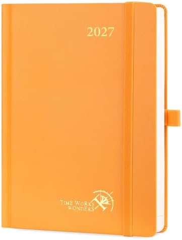 POPRUN 2027 Daily Planner One Page Per Day, 5.75" x 8.5", Day Planner