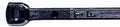 CABLE TIE 40LB 8 IN UV BLK 1PC DIST