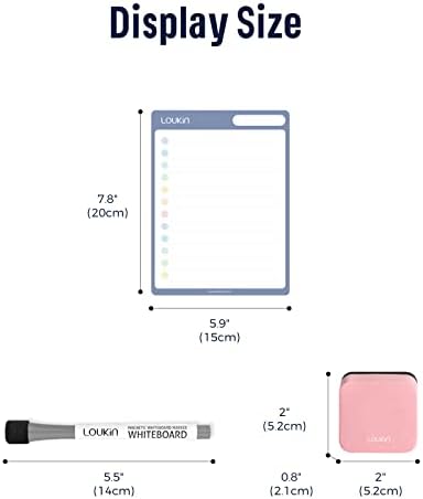 loukin Static Cling Dry Erase Checklist 4 Pack, Whiteboard to do List