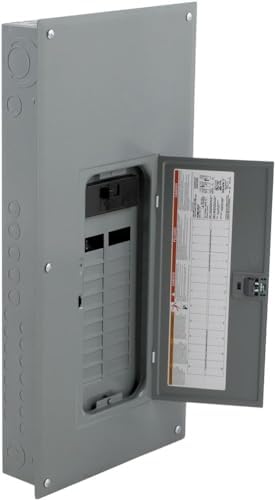 Square D - HOM2040M200PC Square D Convertible Mains (Breaker) Load Center, 120/240 Vac, 200 A, 1 Phases, 22000 Air Interrupt