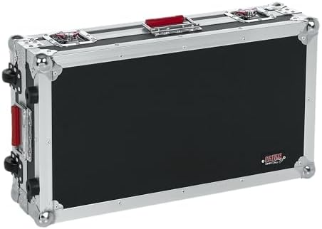 Gator Cases G-TOUR Series Gutiar Pedal board with ATA Road Case, Wheels and Pull Handle, Large: 24" x 11" (G-TOUR PEDALBOARD-LGW)