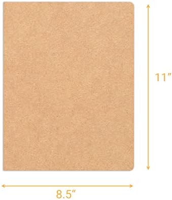zmybcpack 12 Pack 8.5x11 inch Large Lined Notebook Journals Bulk
