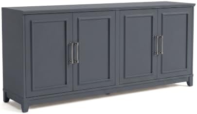 Martha Stewart Lily Pond Modular Storage TV Stand, Slate Blue