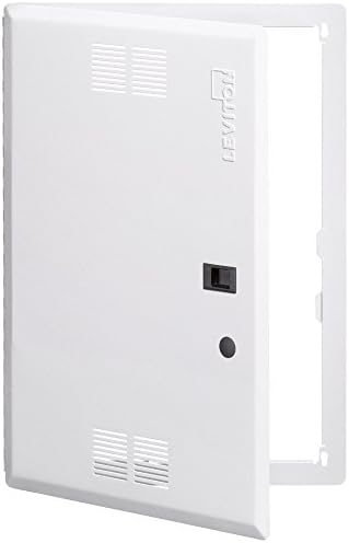 Leviton 28" Vented Premium Hinged Structured Media Door, 47605-28S, White