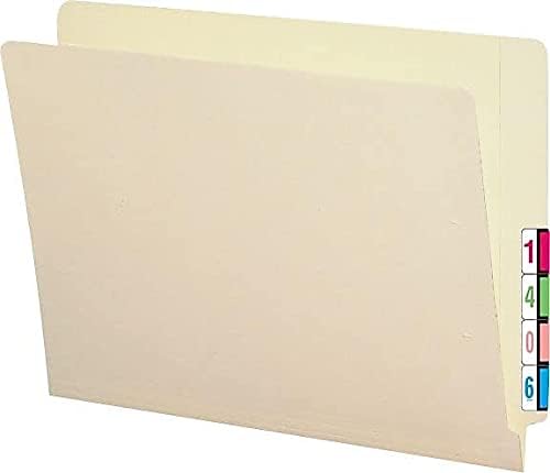 Smead BCCRN Bar-Style Color-Coded Numeric Label, 2, Label Roll, Light Orange, 500 Labels per Roll (67372)