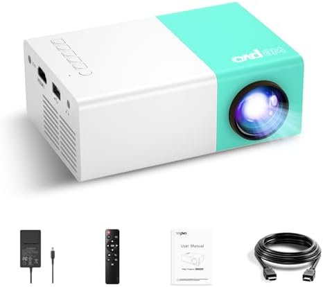 Mini Projector Portable for Gift, Led Outdoor Movie Projector