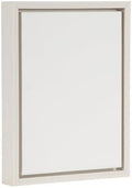 Kate and Laurel Sylvie Blank Framed Canvas Wall Art; 10x13 White; Vintage Modern Empty Canvas for Paint-Your-Own Art; Ready to Paint Premium Canvas Already Framed