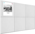 36" x 24" Felt Bulletin Board & Cork Board Alternative, Warm White