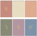 Resurhang 6 Pack Office Steno Pads, Minimalistic Color, Aesthetic Style