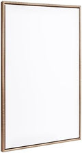 Kate and Laurel Sylvie Blank Framed Canvas Wall Art; 31.5x41.5 Gold Beaded; Modern Empty Canvas for Paint-Your-Own Art; Ready to Paint Premium Canvas Already Framed