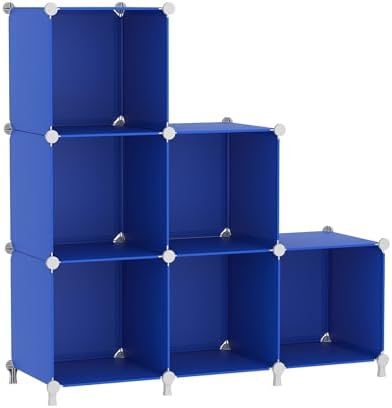 AWTATOS Cube Storage Organizer, 6 Cube Closet Organizers Storage Shelves