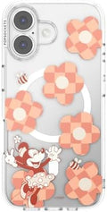 PopSockets iPhone 17 Phone Case with MagSafe, Wireless Charging Compatible, Disney - Mn Checker Fl