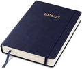 Wykeham's Executive 2026-27 Daily Journal Planner – Customization Available – Mid-Year Academic Diary – July 2026 to June 2027 (Royal Blue, 8.5"×5.5")